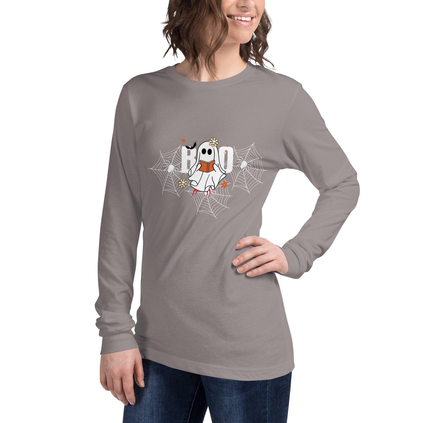 Boo Long Sleeve Tee - L & M Kee, LLC