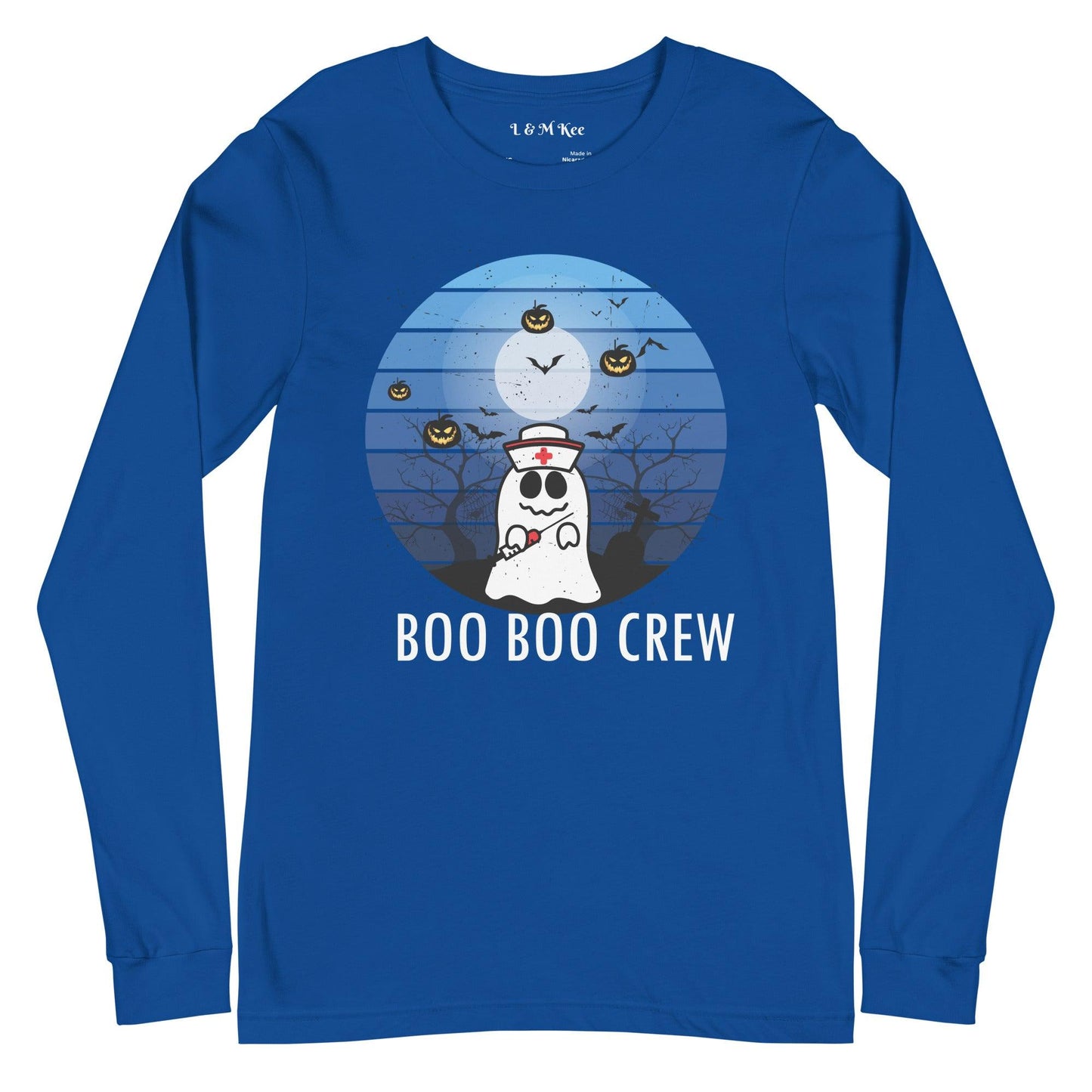 Boo Boo Crew Unisex Long Sleeve Tee - L & M Kee, LLC