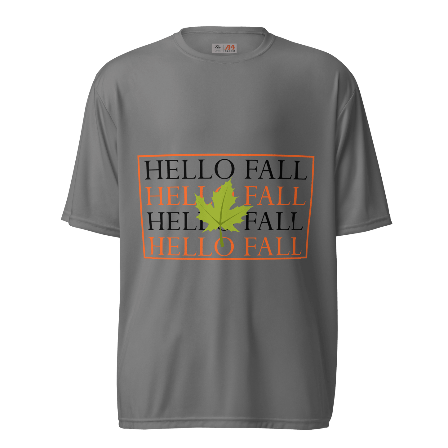 Hello Fall Unisex performance crew neck t-shirt