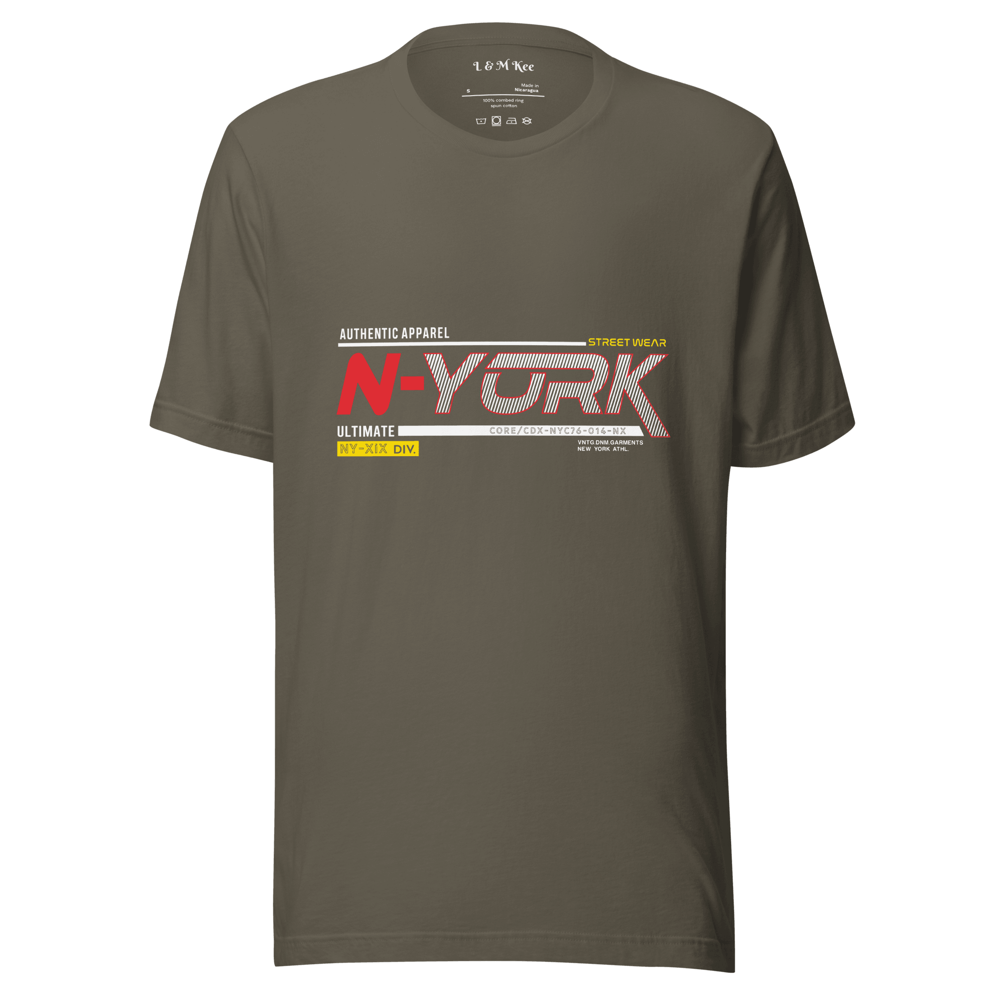 Authentic Apparel N York Unisex t-shirt - L & M Kee, LLC