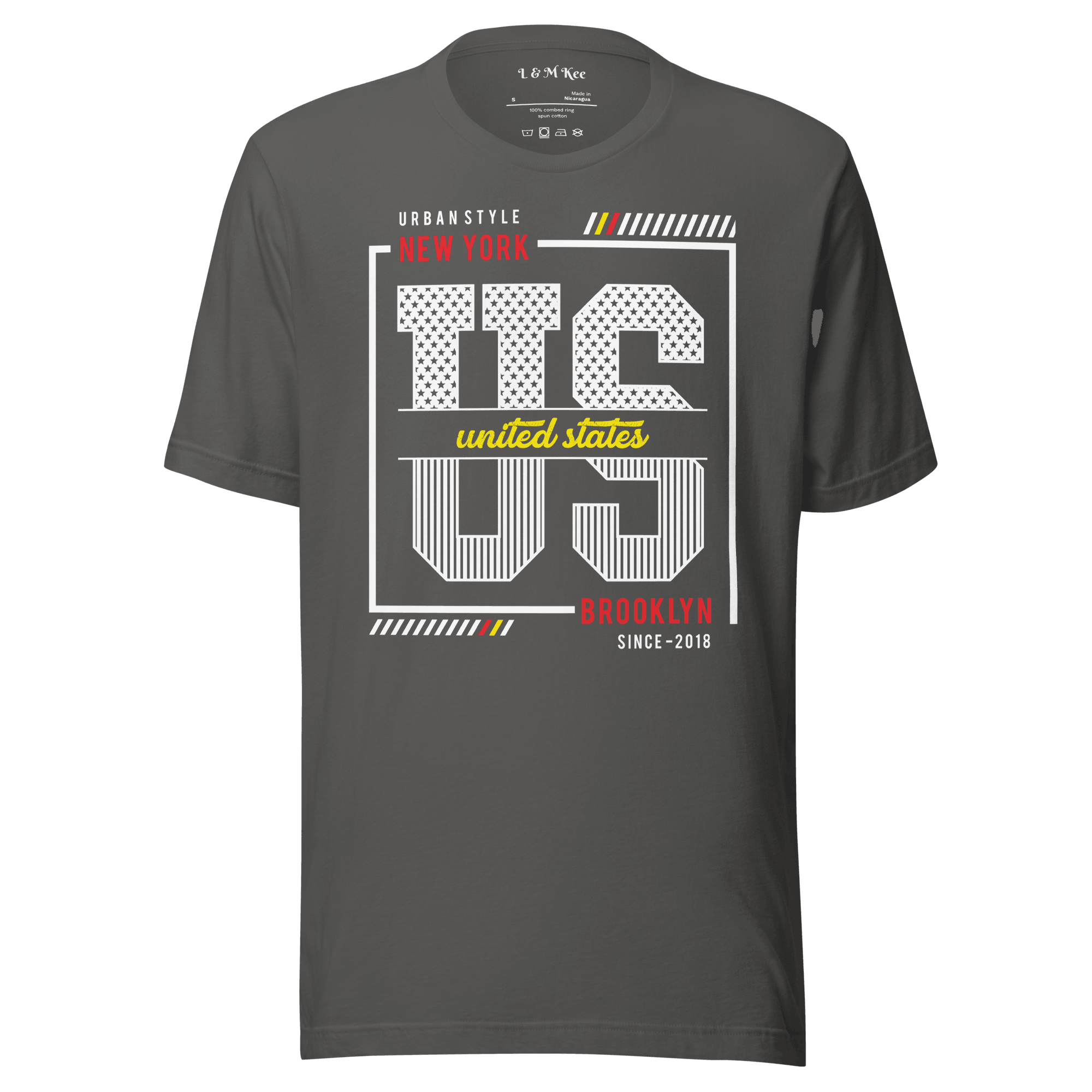 United States Urban Style Streetwear Unisex t-shirt - L & M Kee, LLC