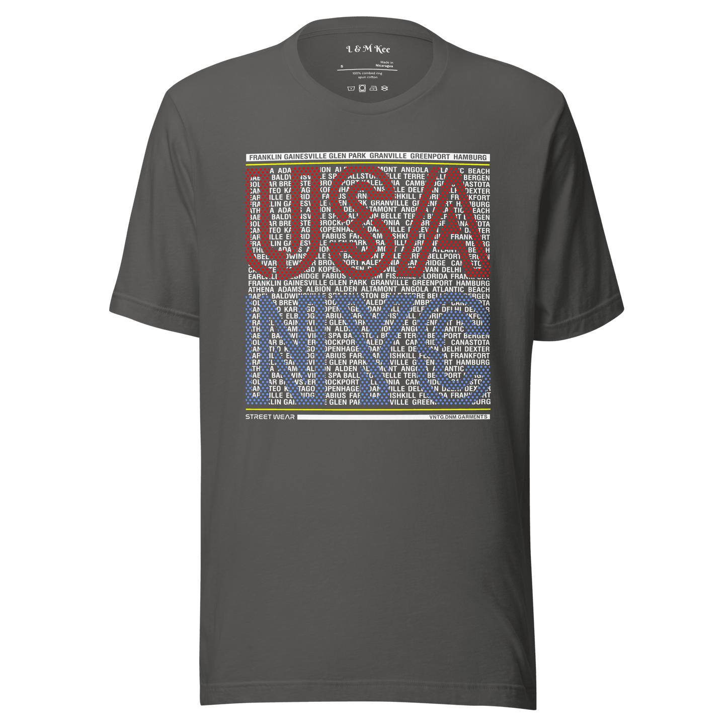USA NYC Streetwear Unisex t-shirt - L & M Kee, LLC