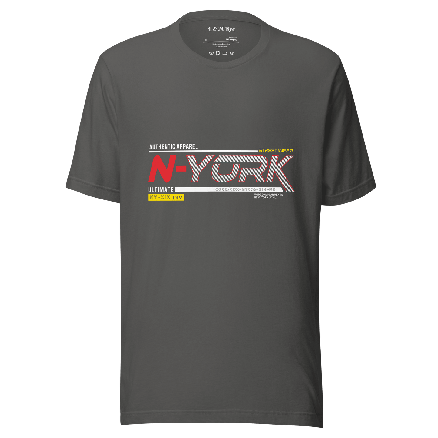 Authentic Apparel N York Unisex t-shirt - L & M Kee, LLC