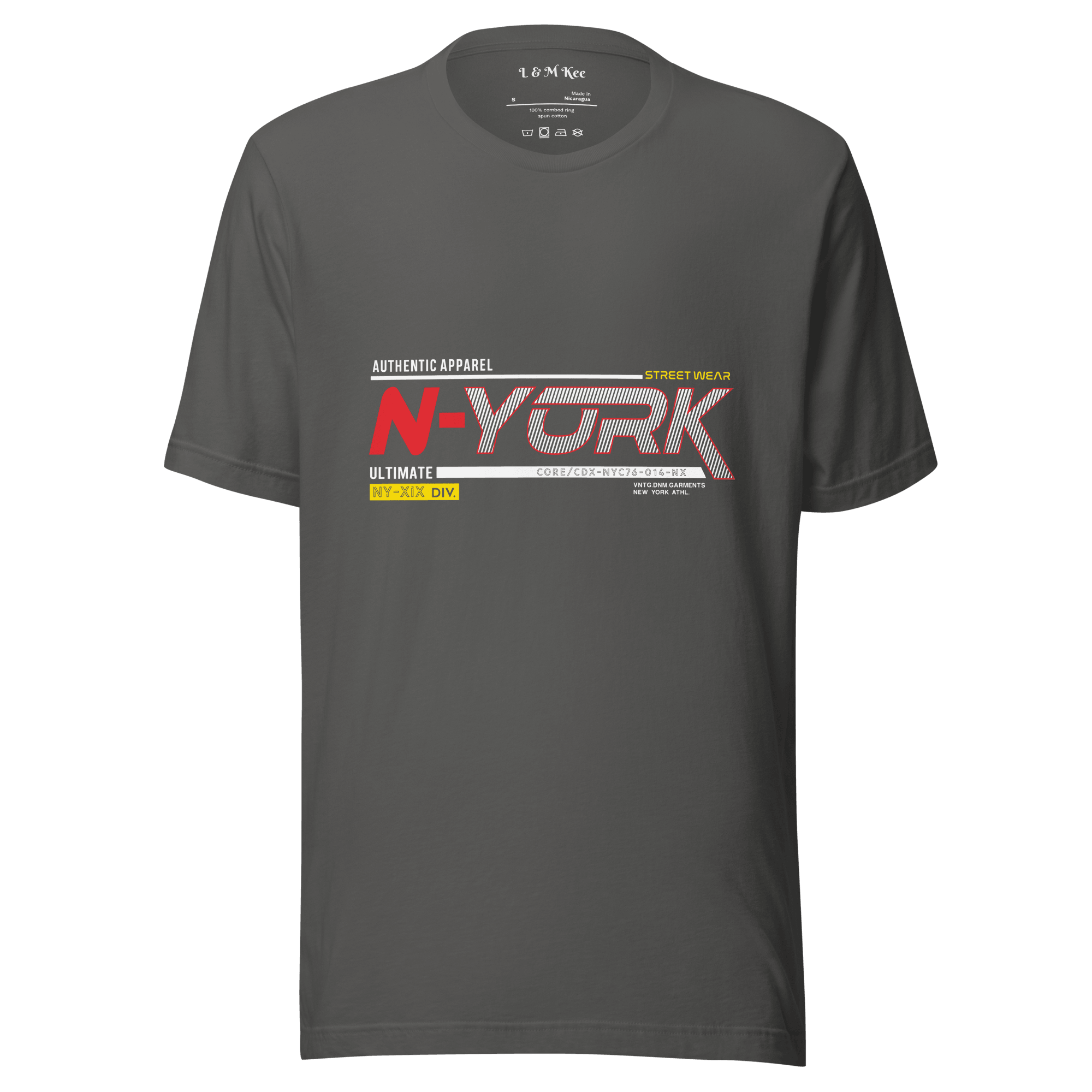 Authentic Apparel N York Unisex t-shirt - L & M Kee, LLC