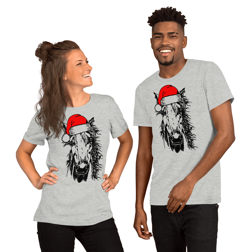 Horse Santa Unisex t-shirt - L & M Kee, LLC