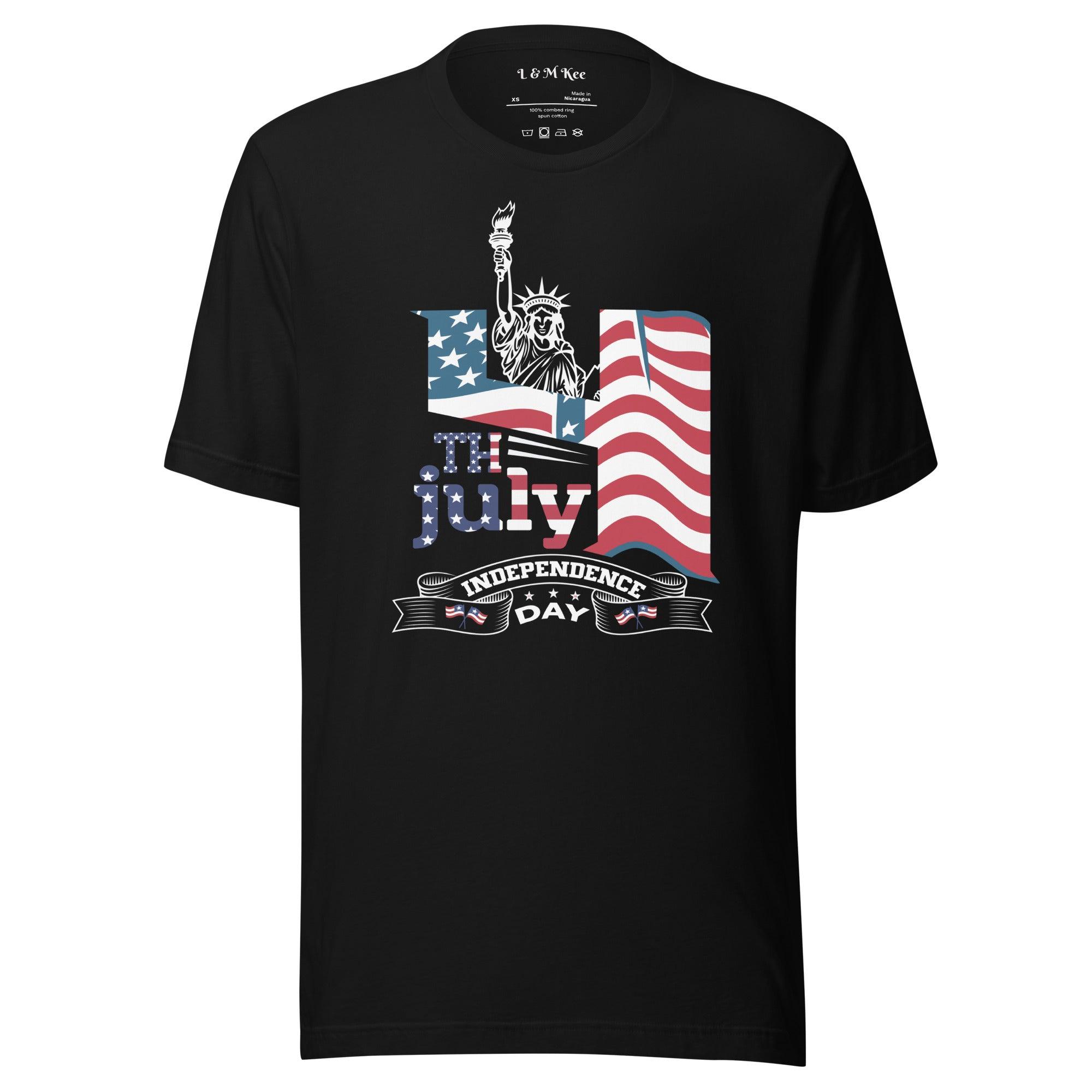 4th of July Independence Day T-shirt - L & M Kee, LLC
