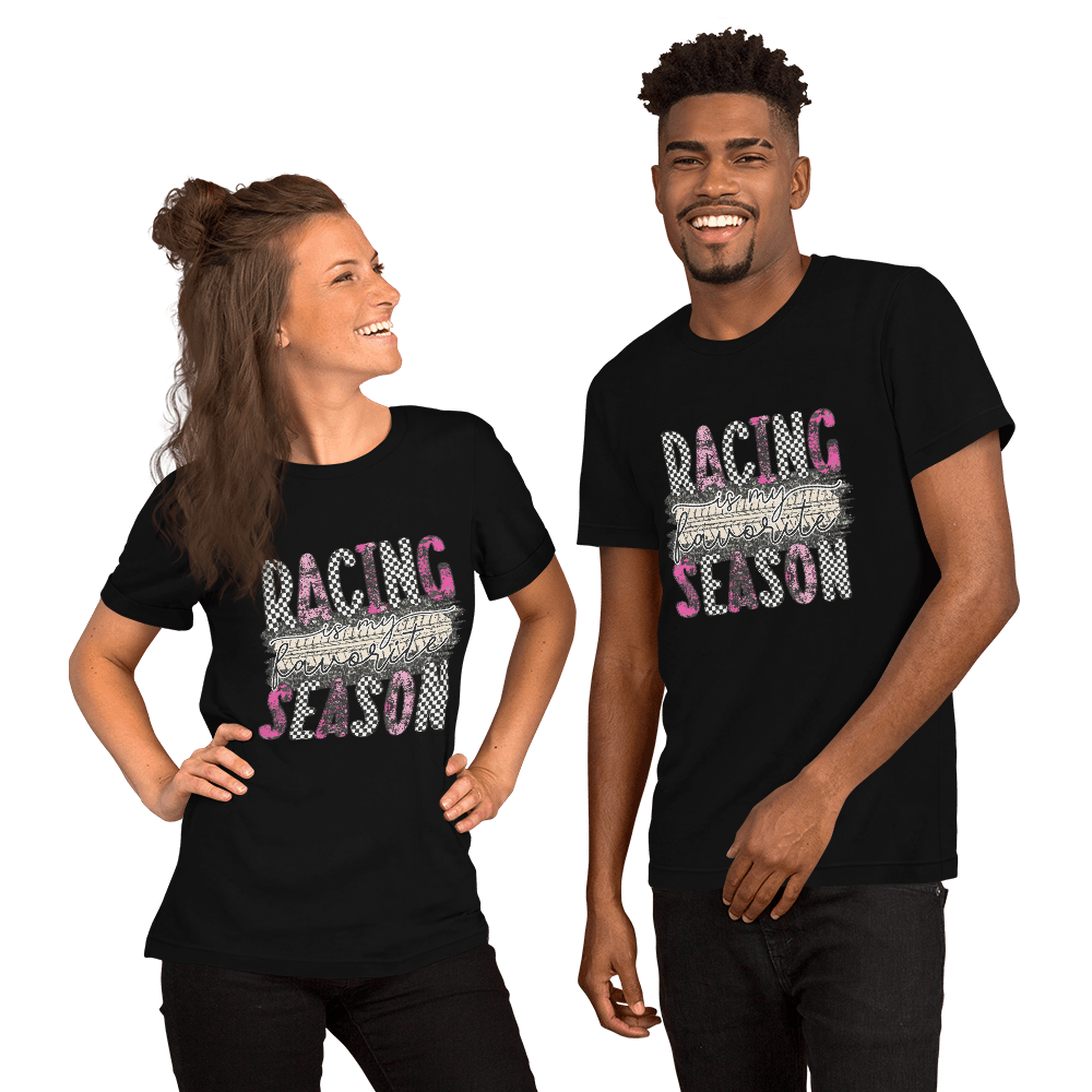 Racing Season is my Favorite Unisex T-shirt - L & M Kee, LLC