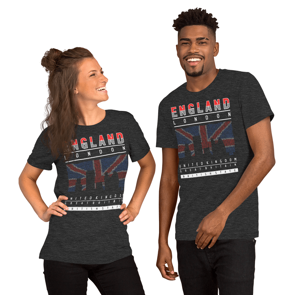 London England Streetwear Unisex T-shirt - L & M Kee, LLC