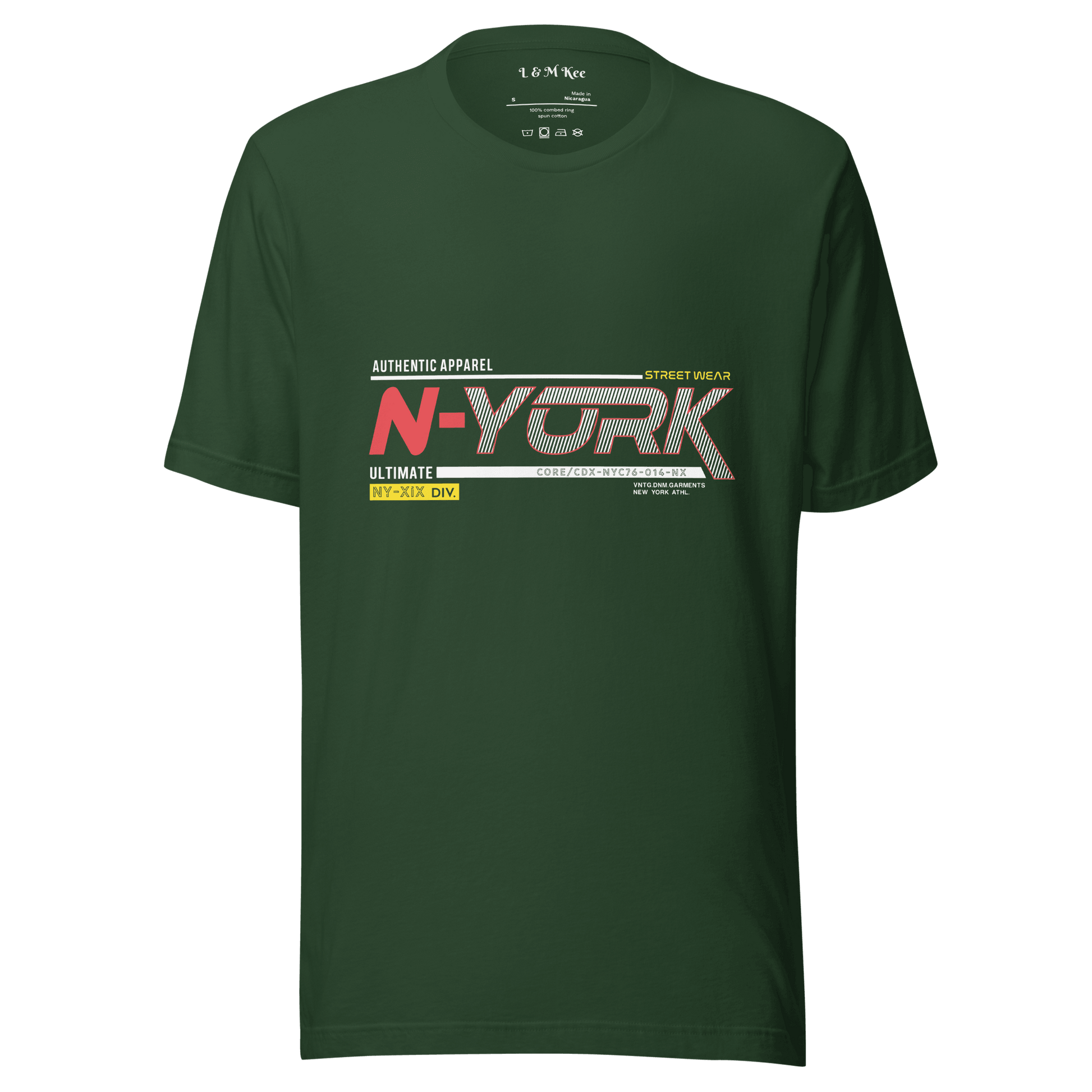 Authentic Apparel N York Unisex t-shirt - L & M Kee, LLC