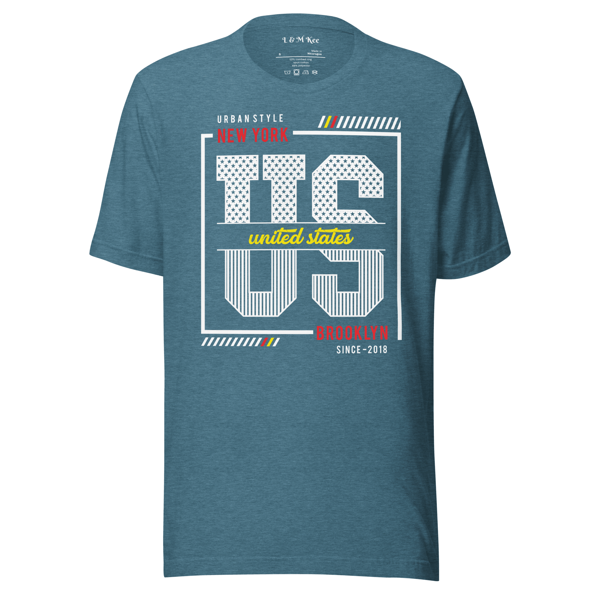 United States Urban Style Streetwear Unisex t-shirt - L & M Kee, LLC