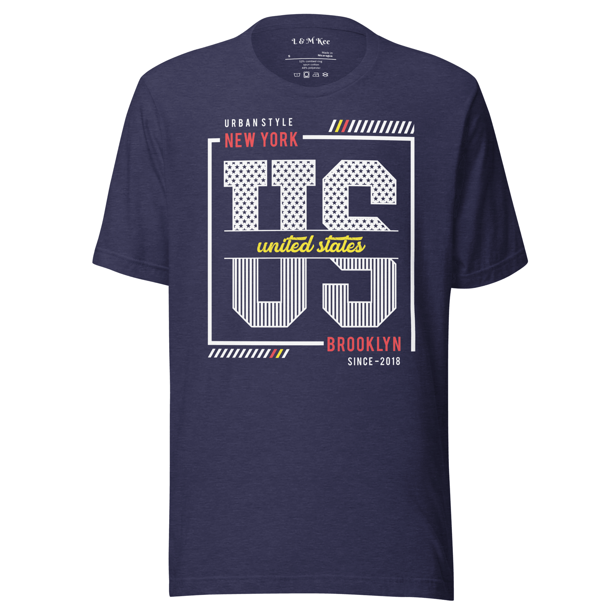 United States Urban Style Streetwear Unisex t-shirt - L & M Kee, LLC