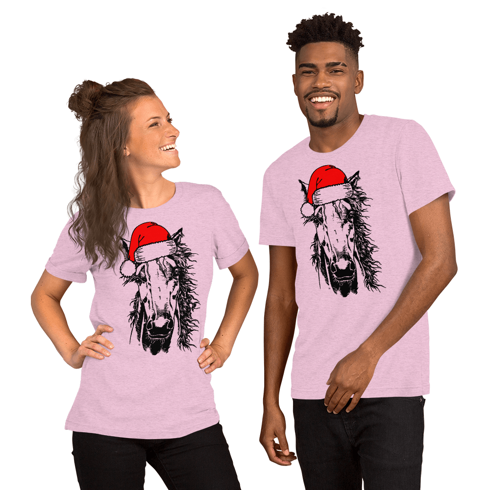 Horse Santa Unisex t-shirt - L & M Kee, LLC