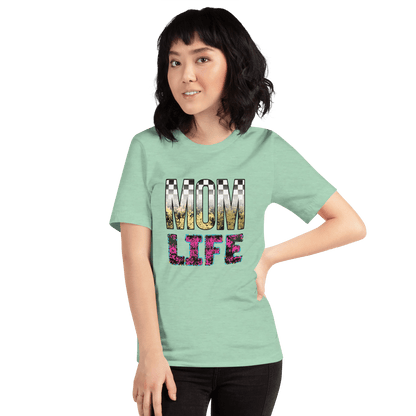 Mom Life Racing Unisex T-shirt - L & M Kee, LLC