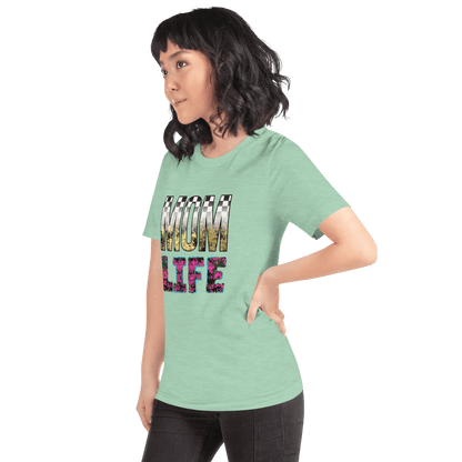 Mom Life Racing Unisex T-shirt - L & M Kee, LLC