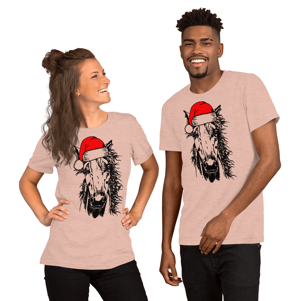 Horse Santa Unisex t-shirt - L & M Kee, LLC