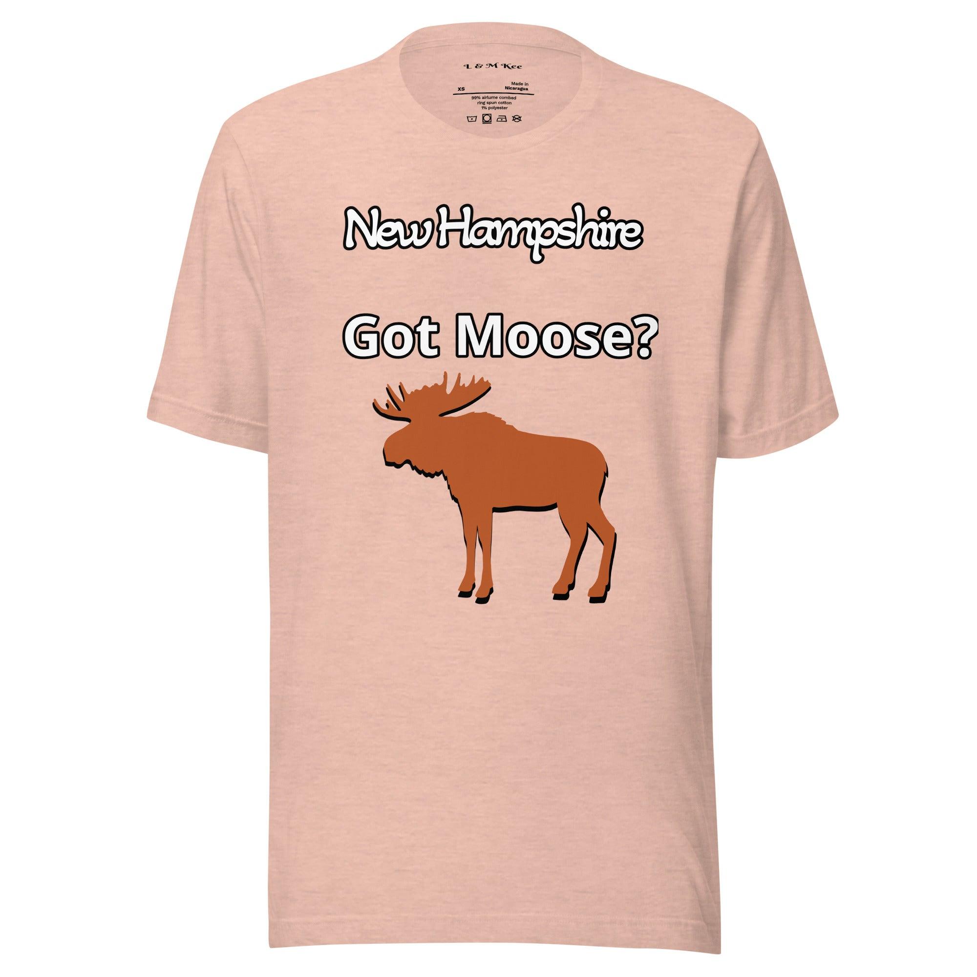 New Hampshire Got Moose Unisex t-shirt - L & M Kee, LLC