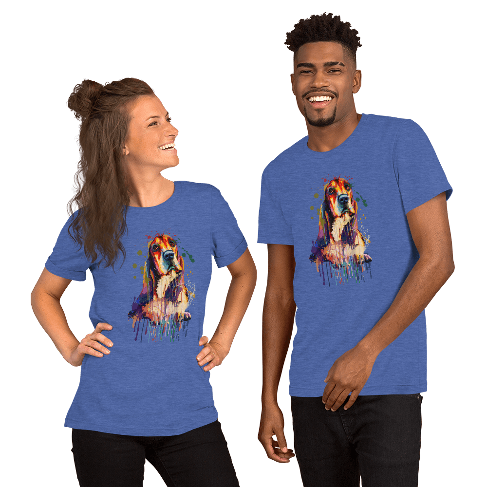Basset Hound Unisex T-shirt - L & M Kee, LLC