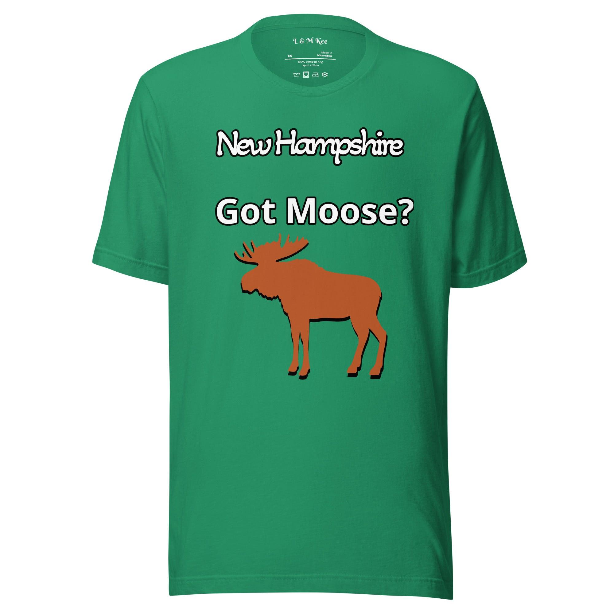 New Hampshire Got Moose Unisex t-shirt - L & M Kee, LLC
