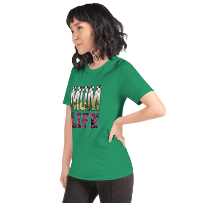 Mom Life Racing Unisex T-shirt - L & M Kee, LLC