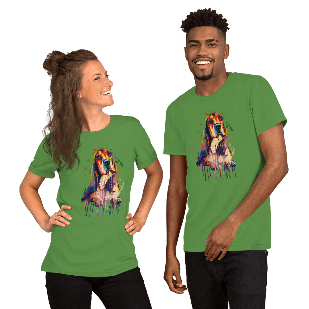 Basset Hound Unisex T-shirt - L & M Kee, LLC