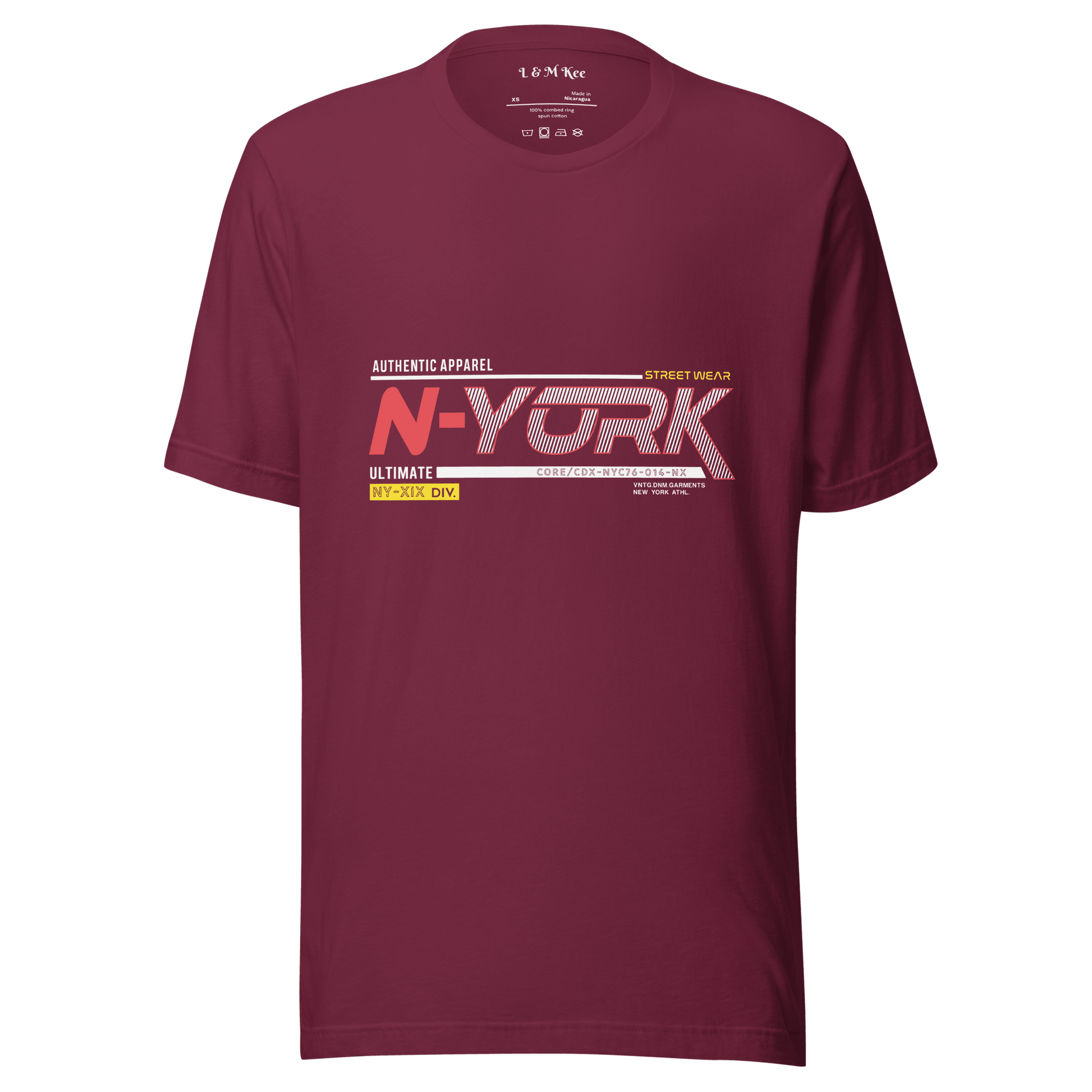 Authentic Apparel N York Unisex t-shirt - L & M Kee, LLC