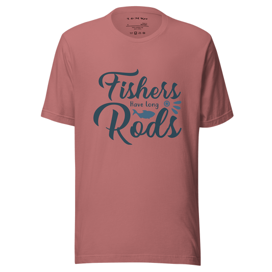 Fishers Have Long Rods Unisex t-shirt - L & M Kee, LLC