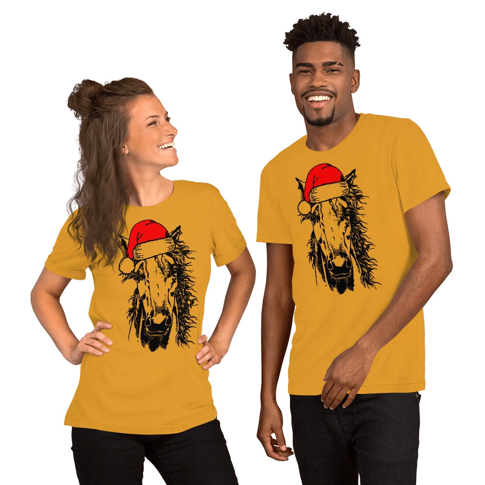 Horse Santa Unisex t-shirt - L & M Kee, LLC