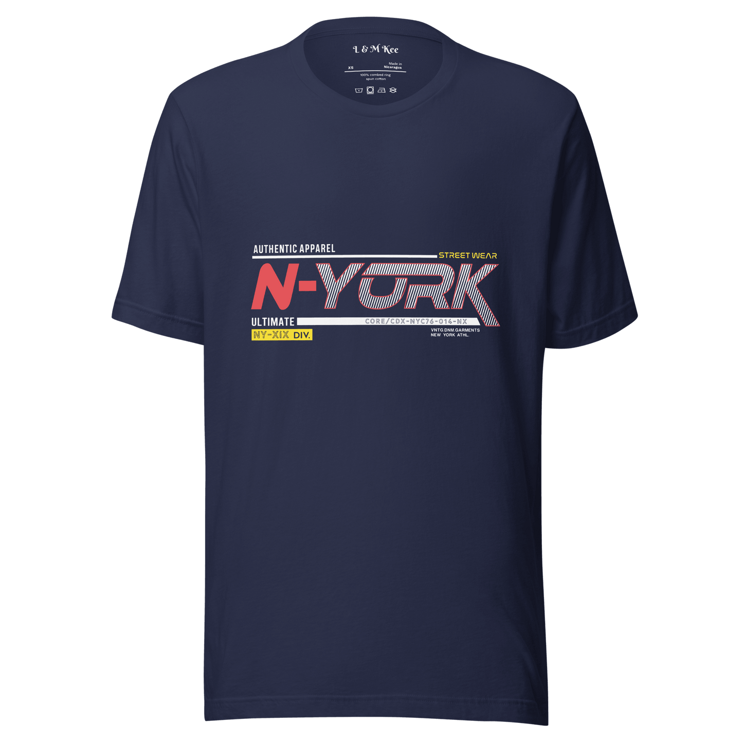 Authentic Apparel N York Unisex t-shirt - L & M Kee, LLC