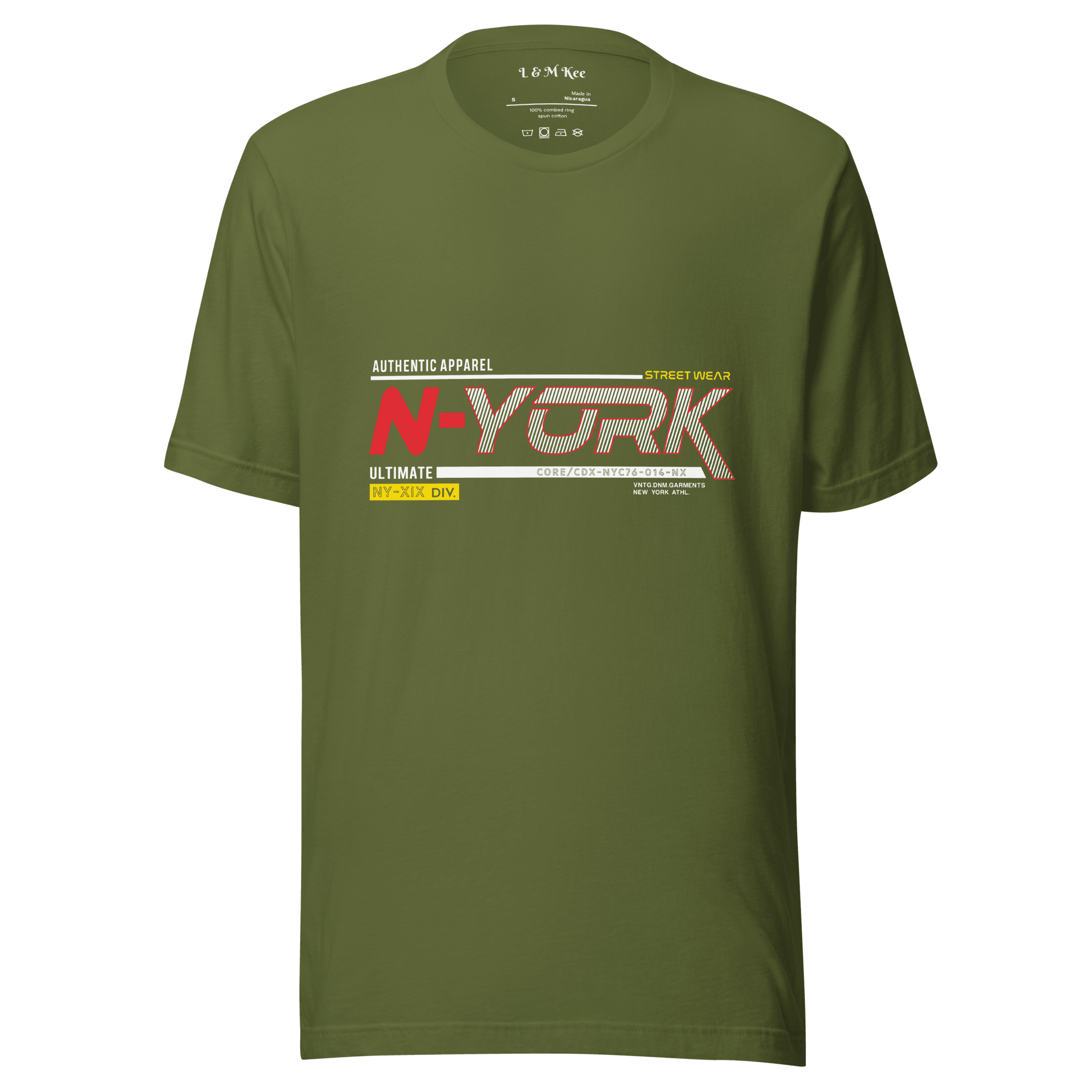 Authentic Apparel N York Unisex t-shirt - L & M Kee, LLC