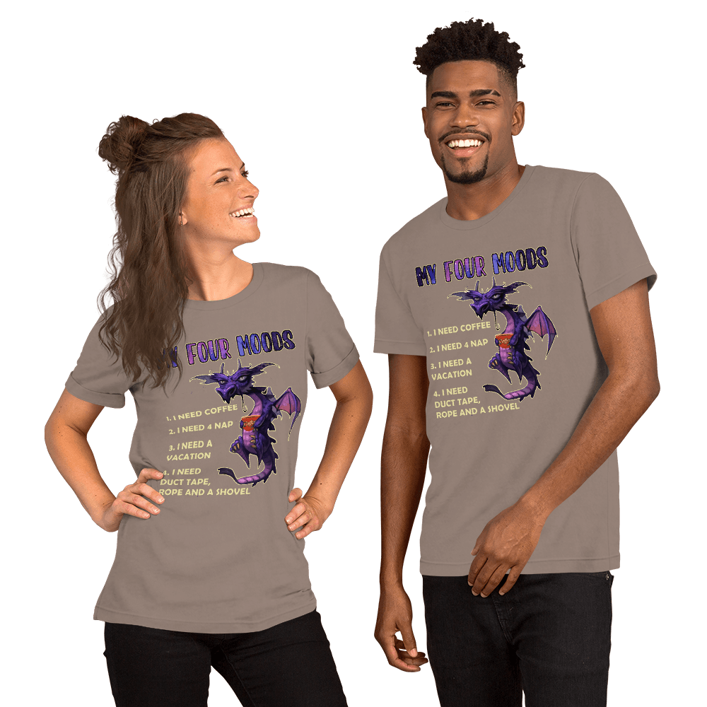 Purple Dragon Unisex T-shirt - L & M Kee, LLC