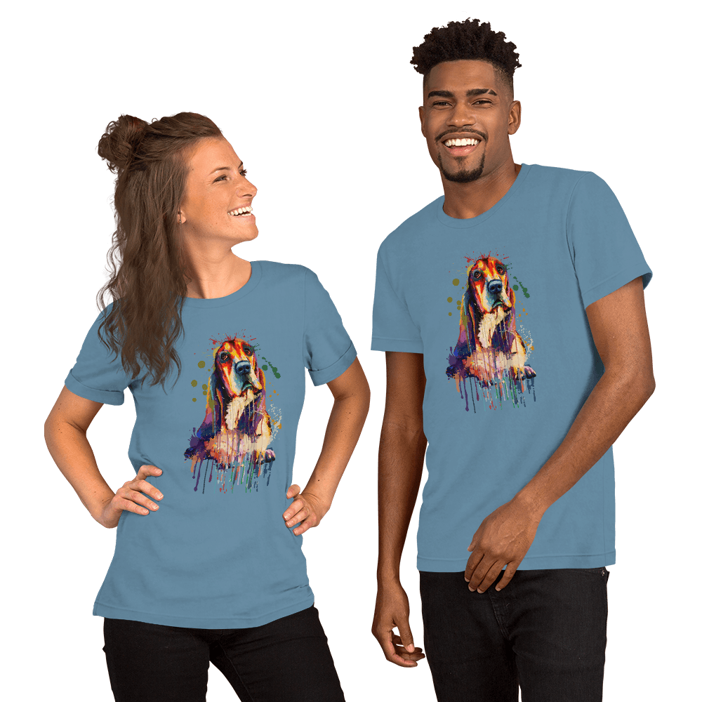 Basset Hound Unisex T-shirt - L & M Kee, LLC