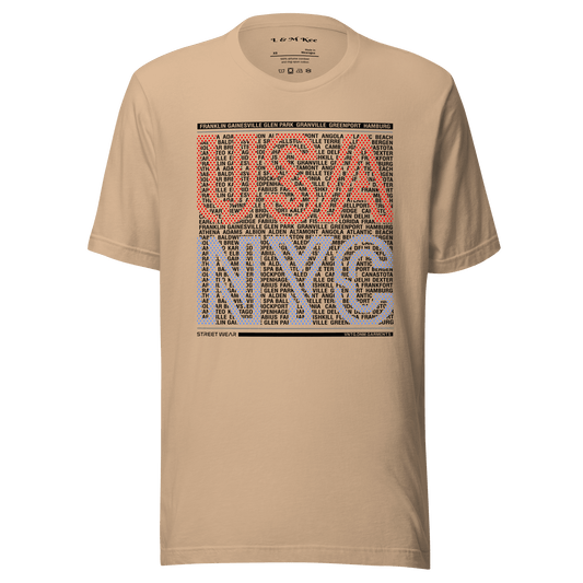 US NYC Streetwear Unisex t-shirt - L & M Kee, LLC