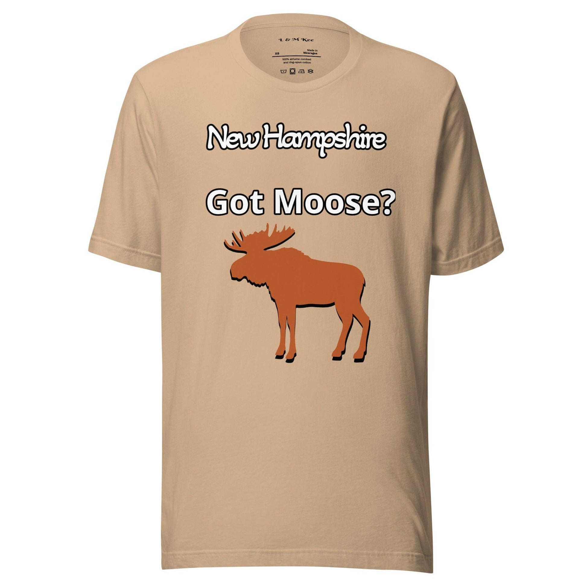 New Hampshire Got Moose Unisex t-shirt - L & M Kee, LLC