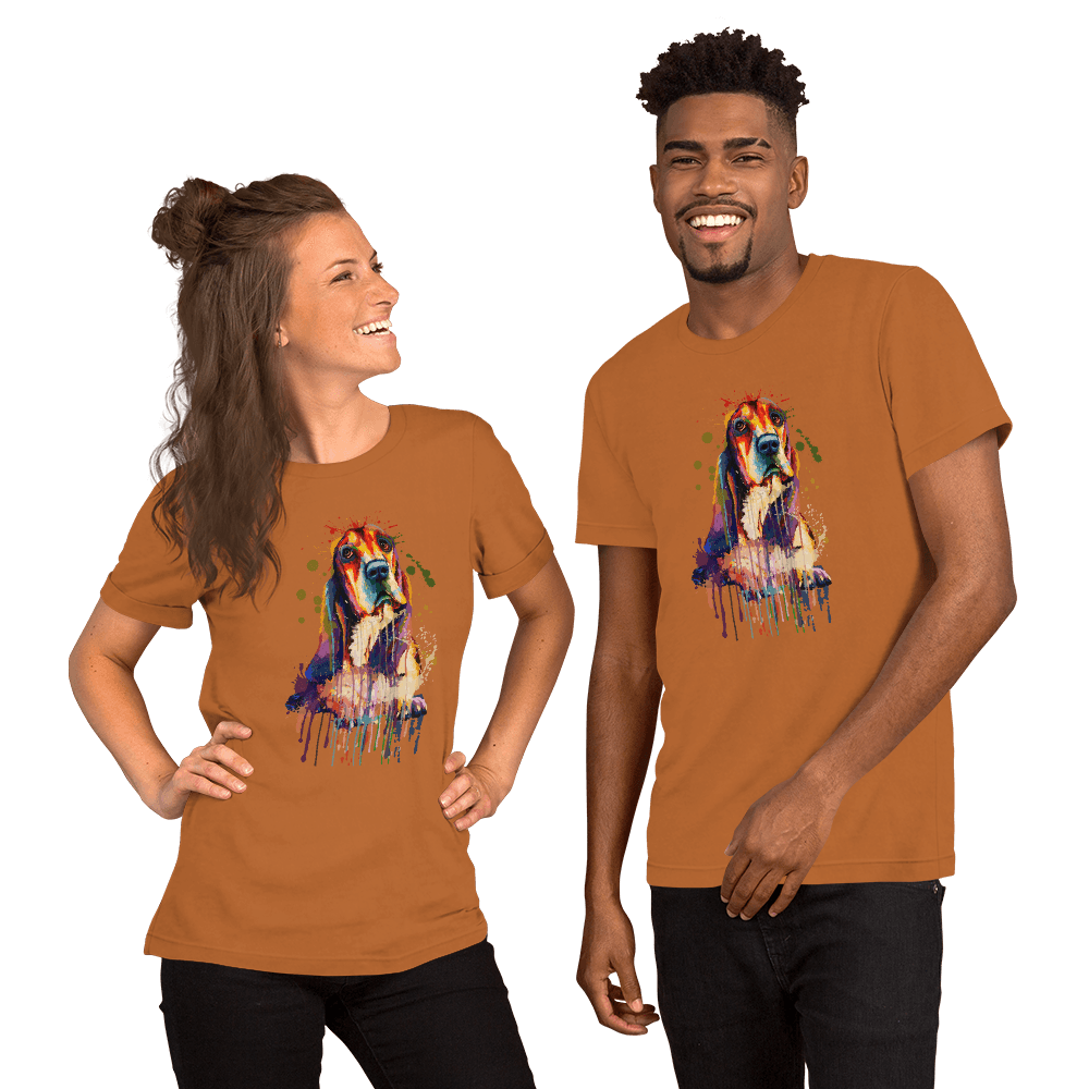 Basset Hound Unisex T-shirt - L & M Kee, LLC