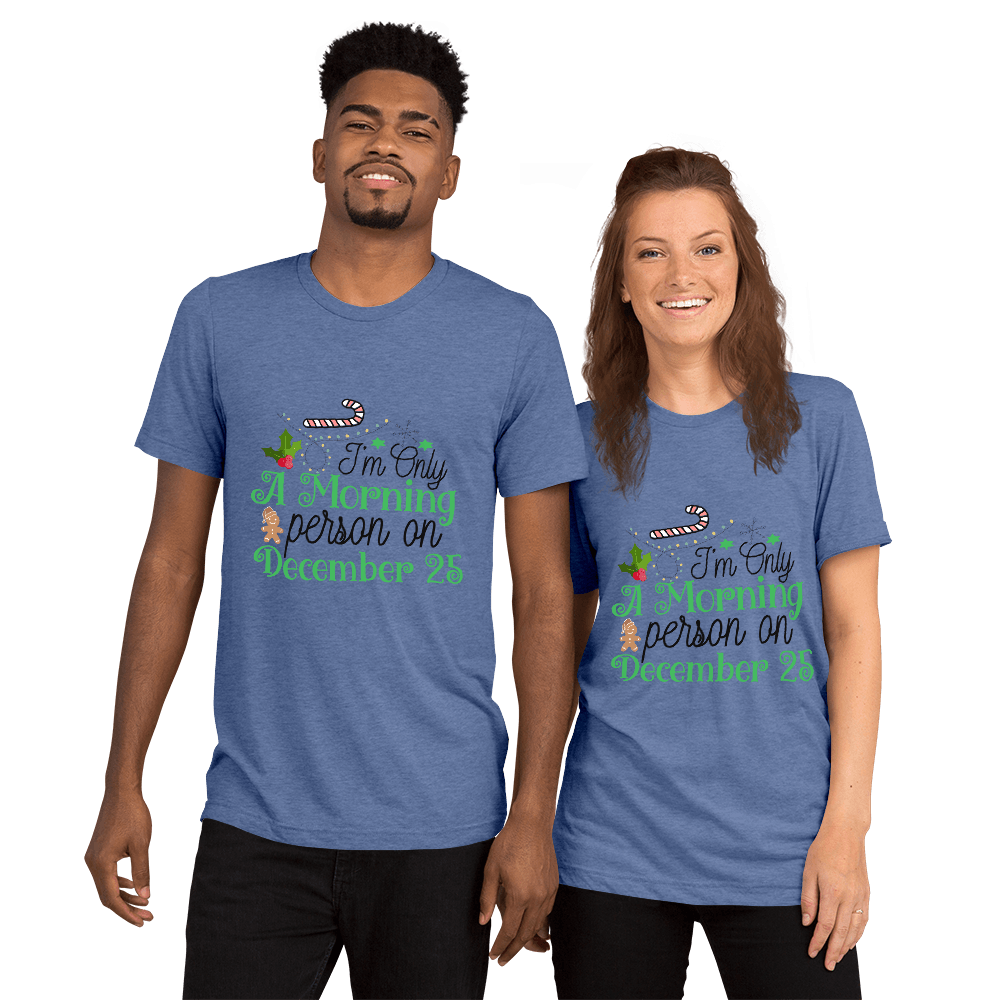 Christmas Morning Person T-Shirt - L & M Kee, LLC