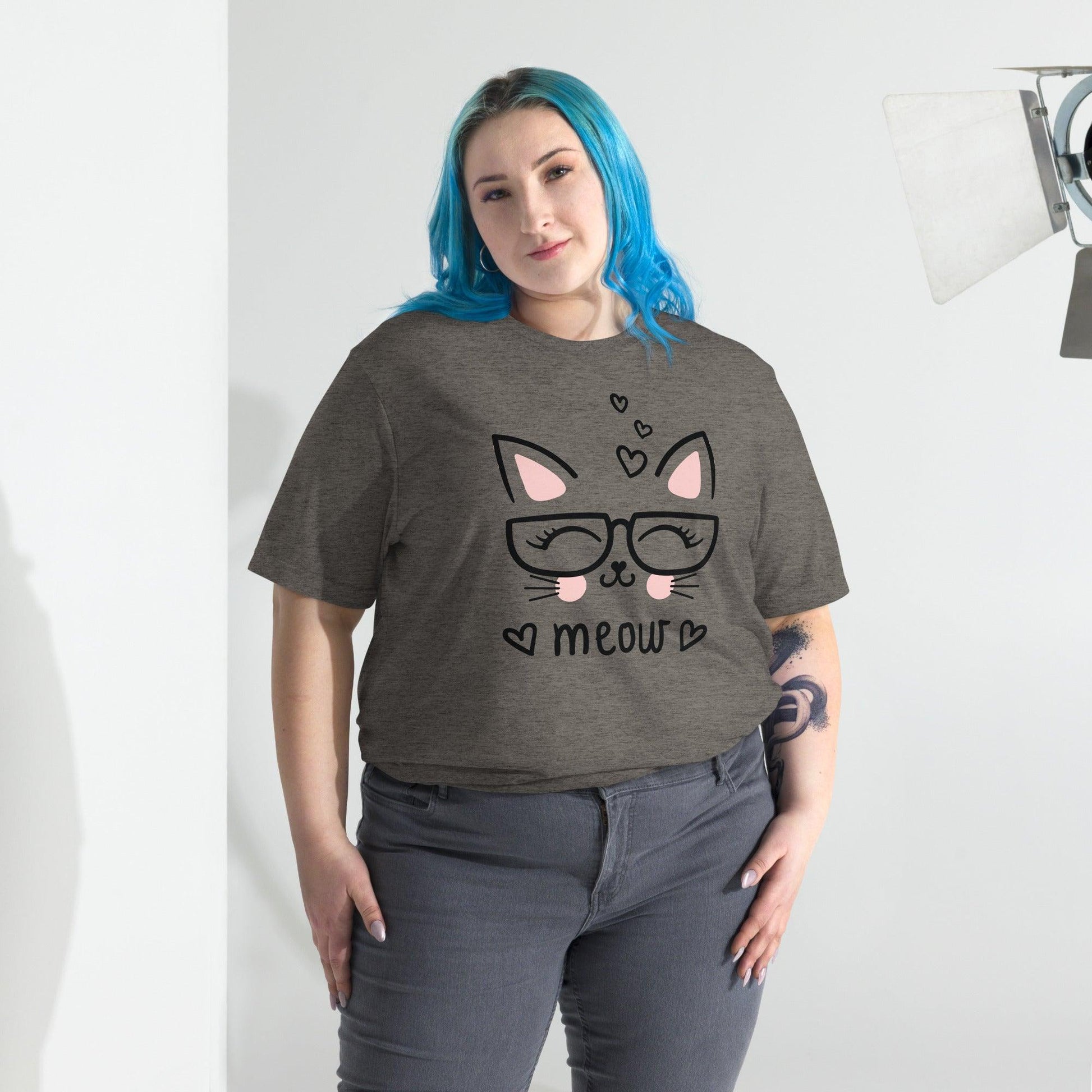 Meow The Cat T-shirt - L & M Kee, LLC