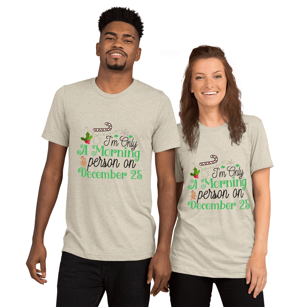 Christmas Morning Person T-Shirt - L & M Kee, LLC