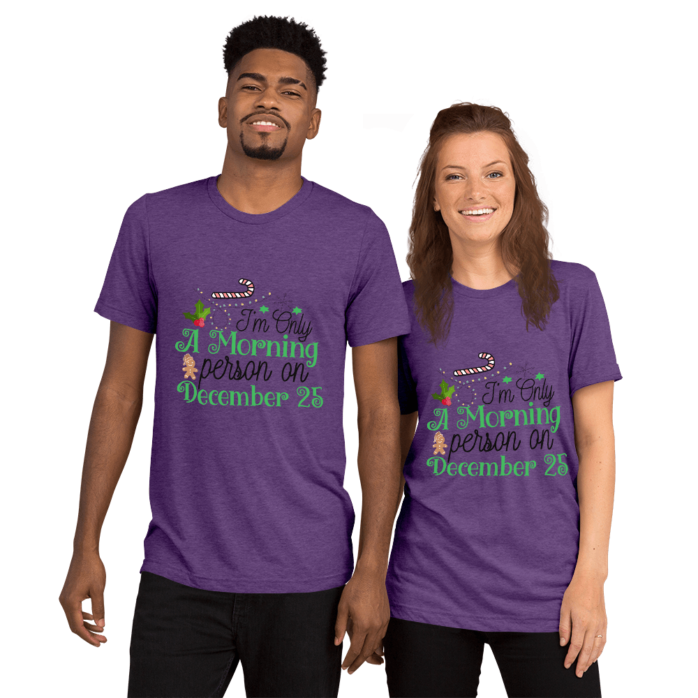 Christmas Morning Person T-Shirt - L & M Kee, LLC