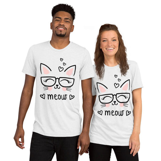 Meow The Cat T-shirt - L & M Kee, LLC