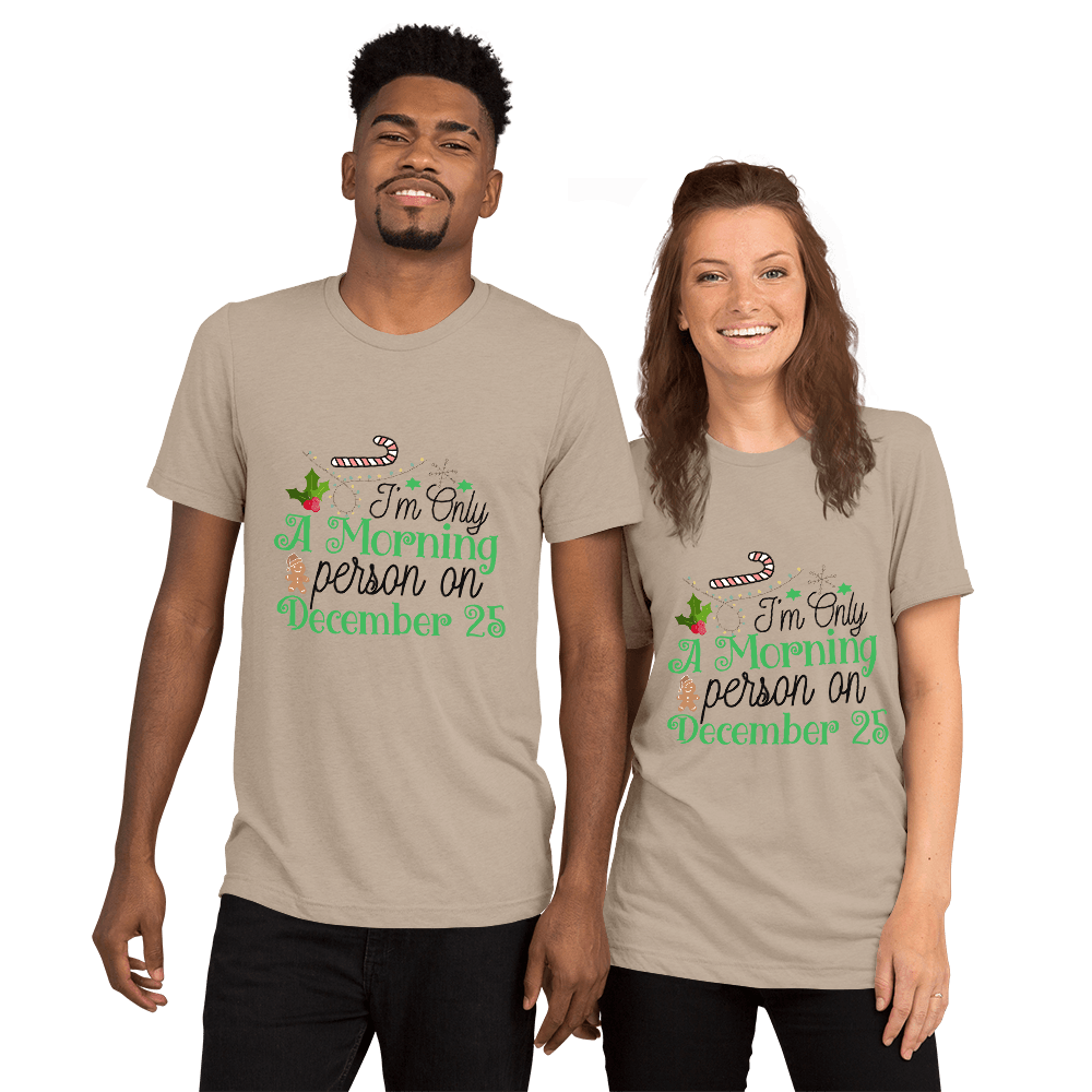 Christmas Morning Person T-Shirt - L & M Kee, LLC