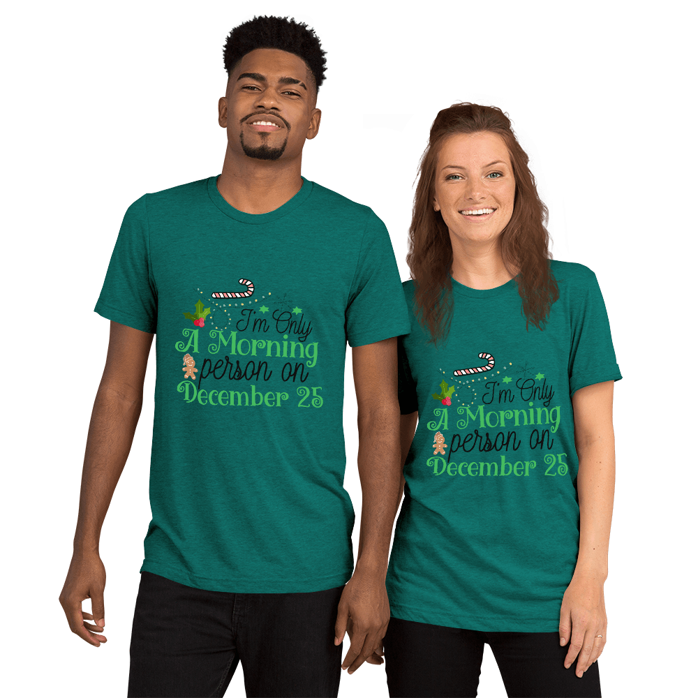 Christmas Morning Person T-Shirt - L & M Kee, LLC