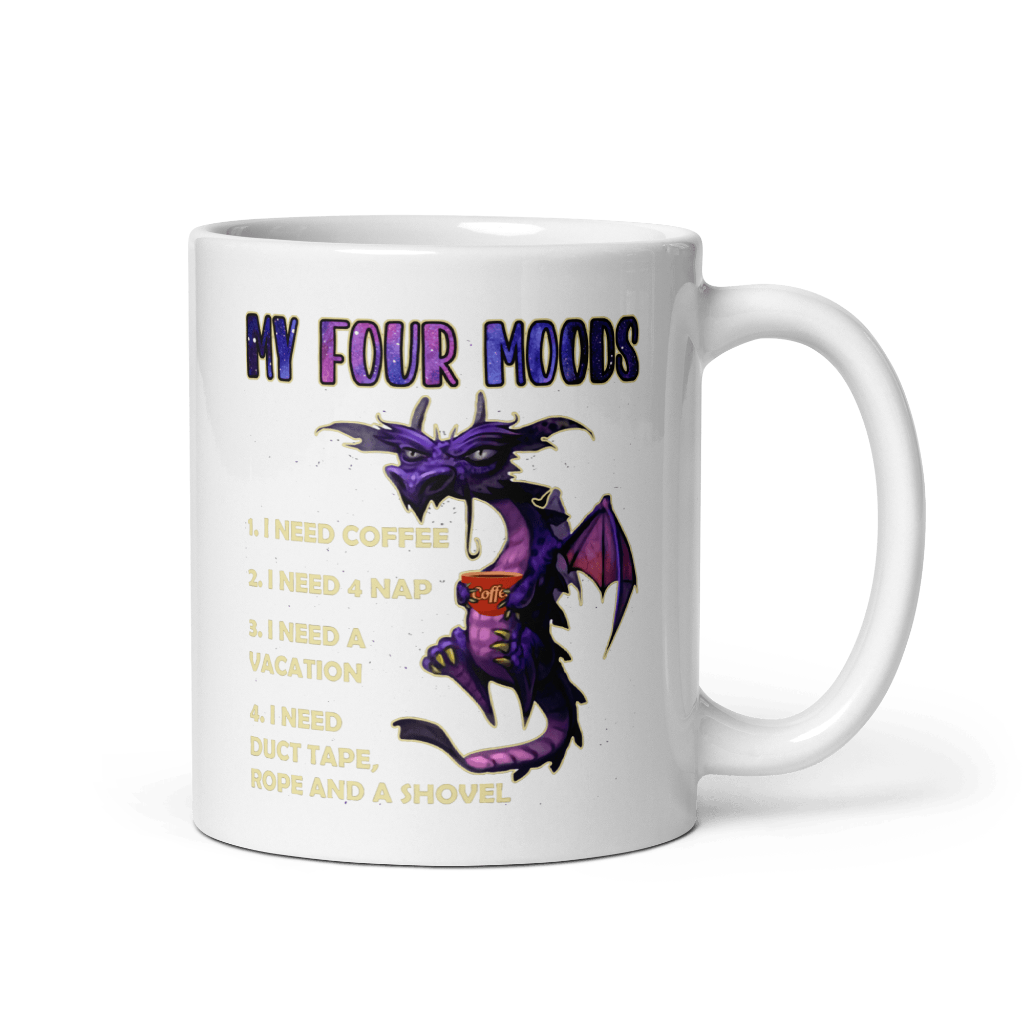 Purple Dragon Mug - L & M Kee, LLC