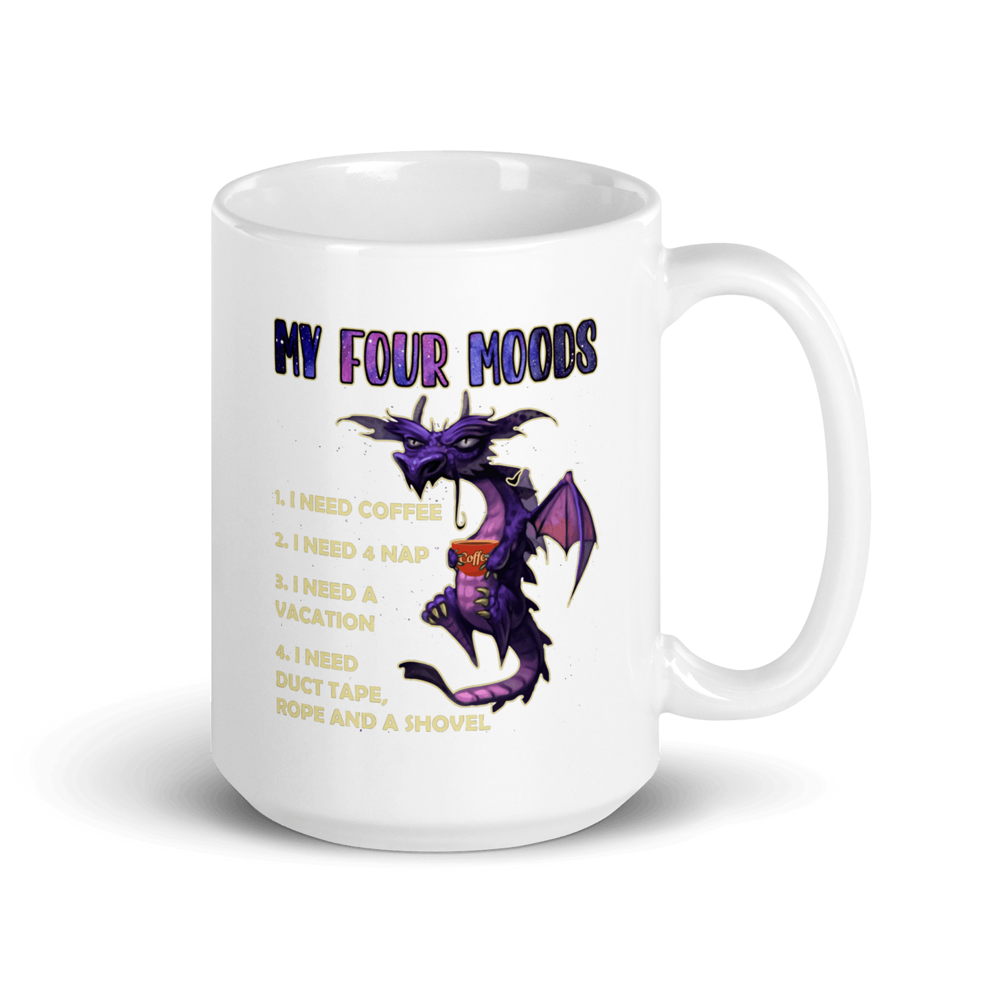 Purple Dragon Mug - L & M Kee, LLC
