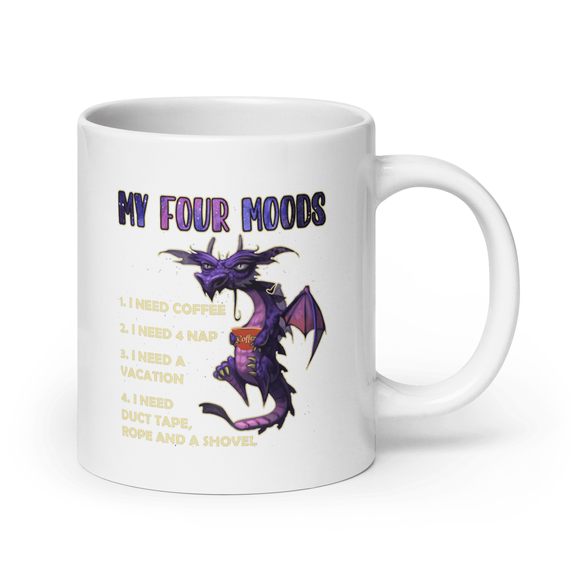 Purple Dragon Mug - L & M Kee, LLC