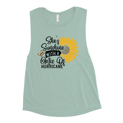 She's Sunshine Muscle Tank - L & M Kee, LLC