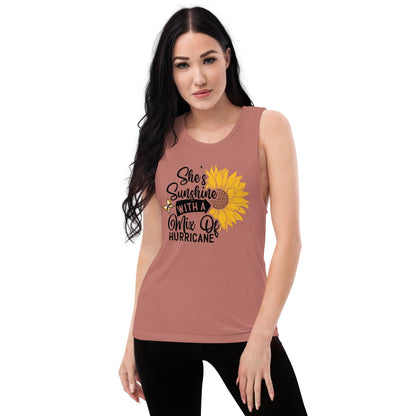 She's Sunshine Muscle Tank - L & M Kee, LLC