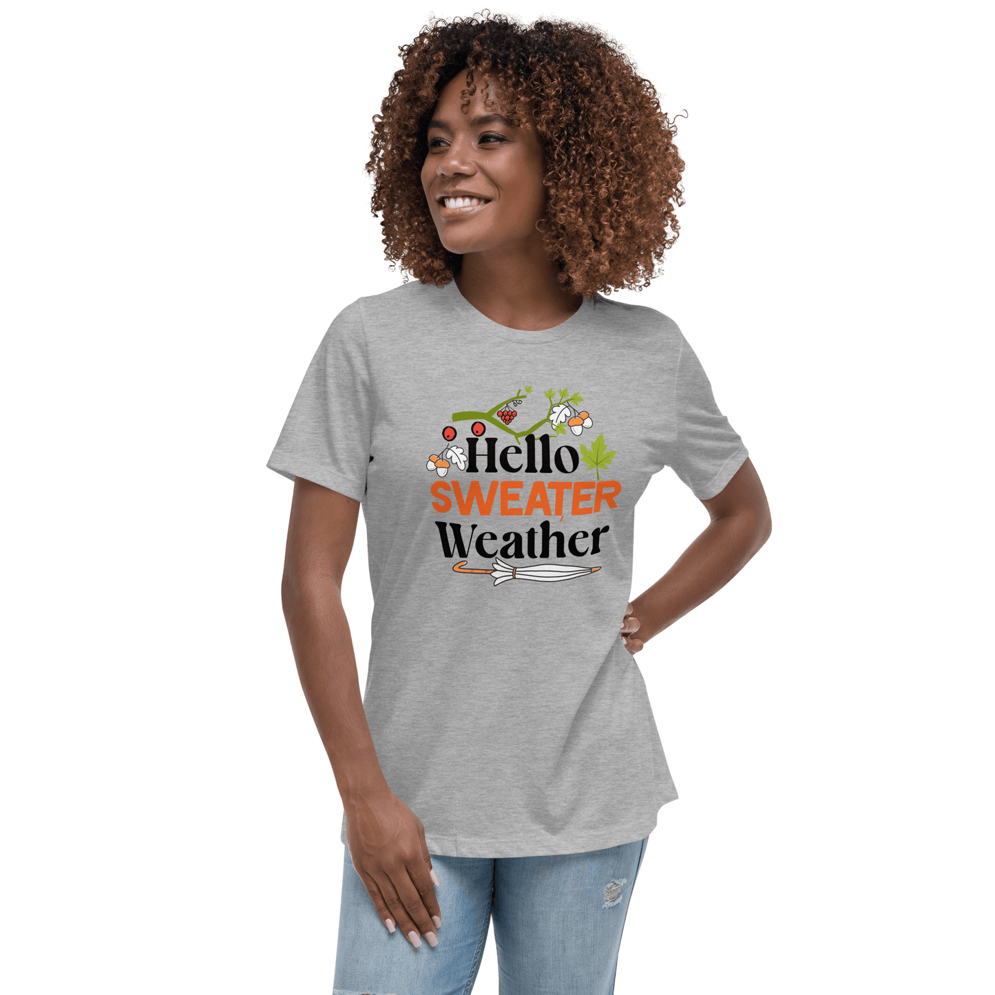 Hello Sweater Weather Relaxed T-Shirt