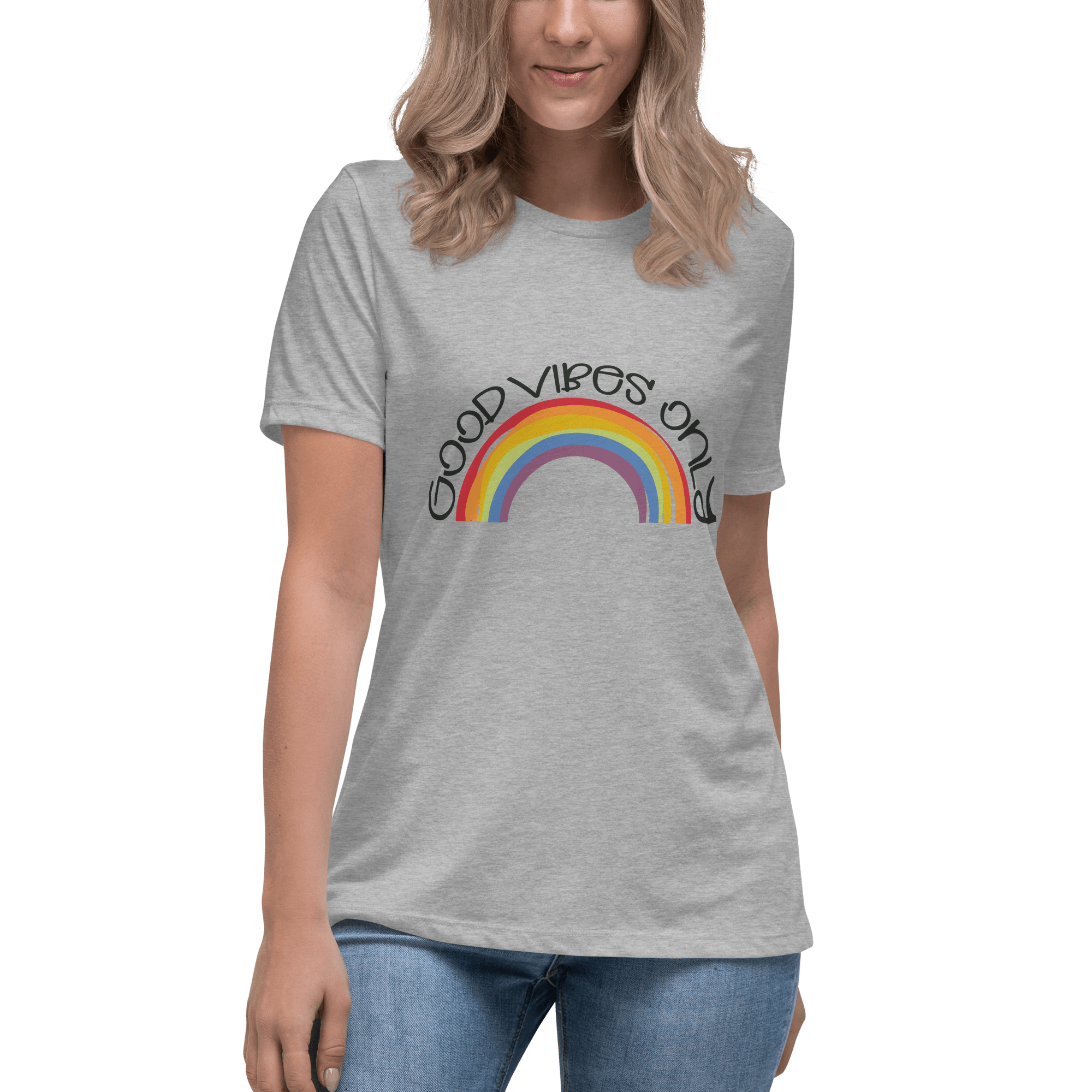 Good Vibes Women's Relaxed T-Shirt - L & M Kee, LLC