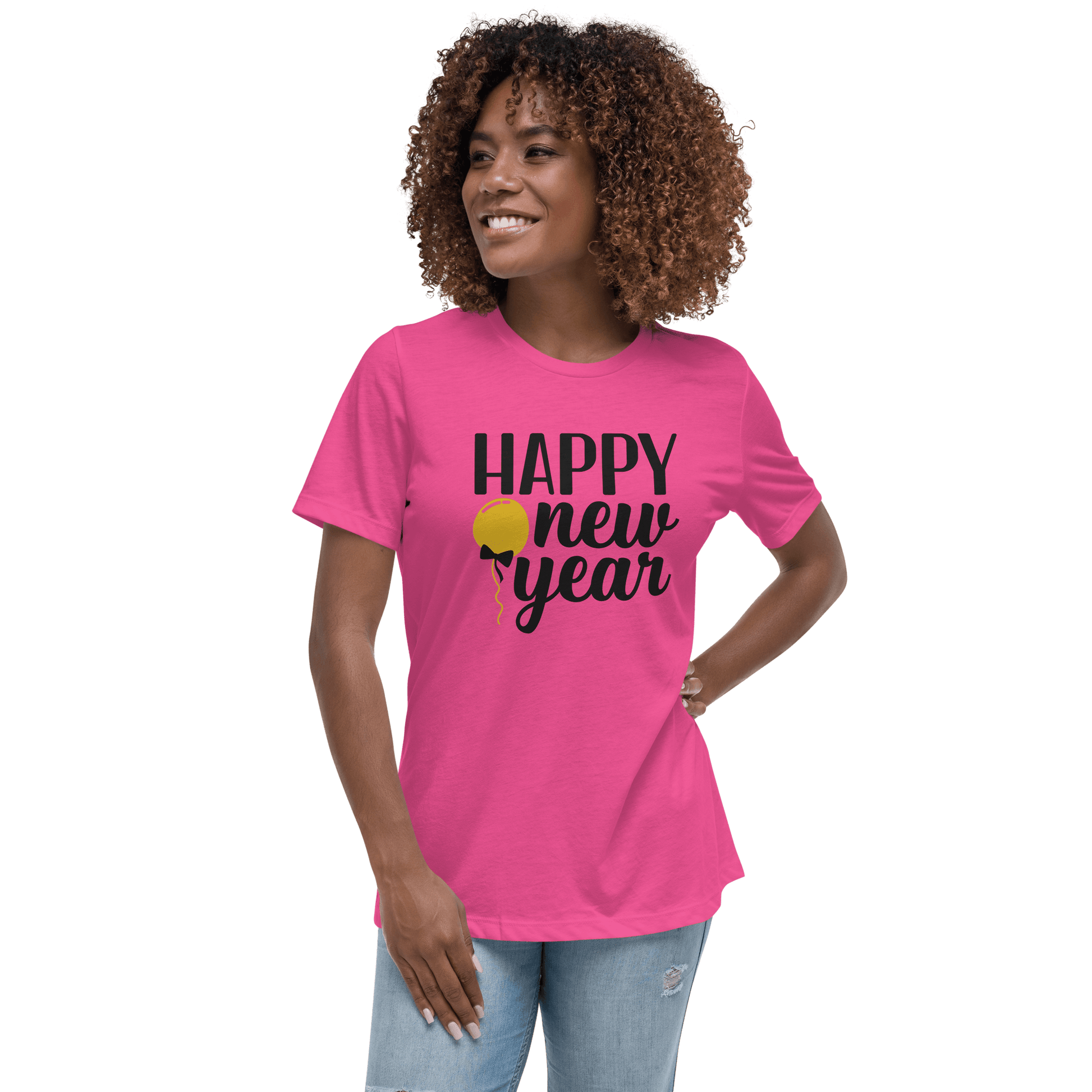 Happy New Year Relaxed T-Shirt - L & M Kee, LLC