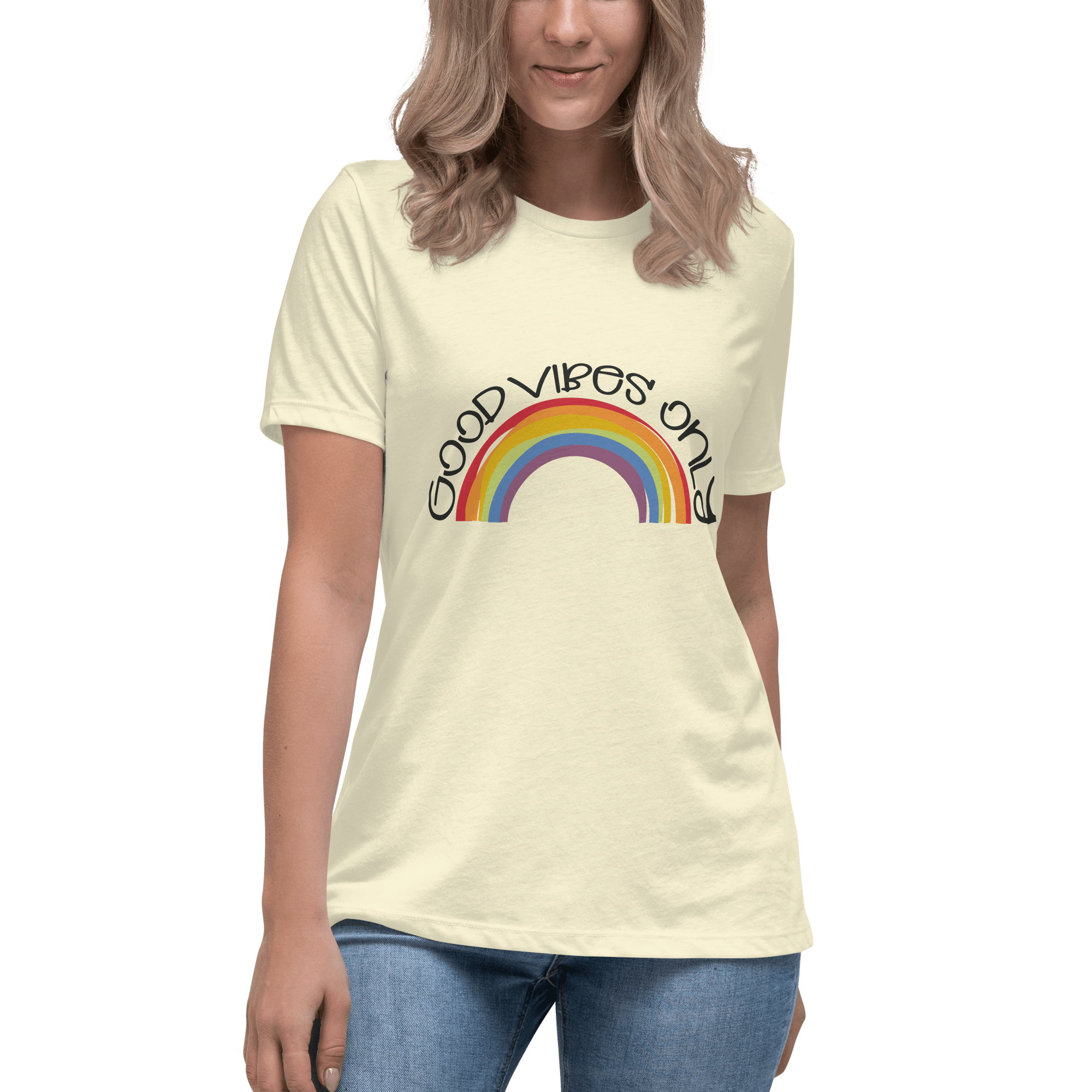 Good Vibes Women's Relaxed T-Shirt - L & M Kee, LLC